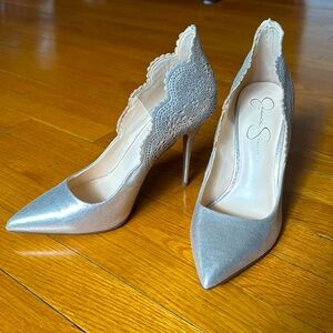 Jessica Simpson Iridescent Pointed Toe Heels